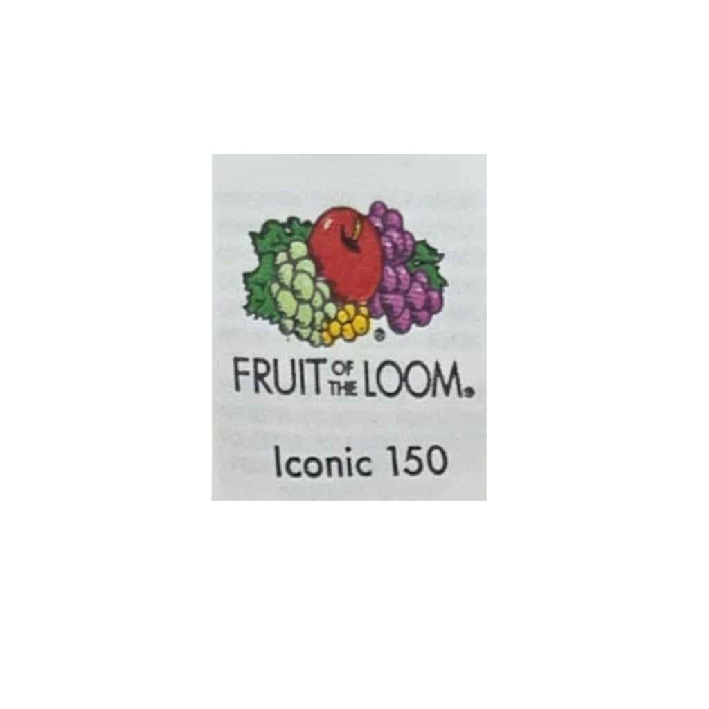 Qualifin Shop Fruit of the Loom Iconic 150 Classic T Shirt long sleeve Logo