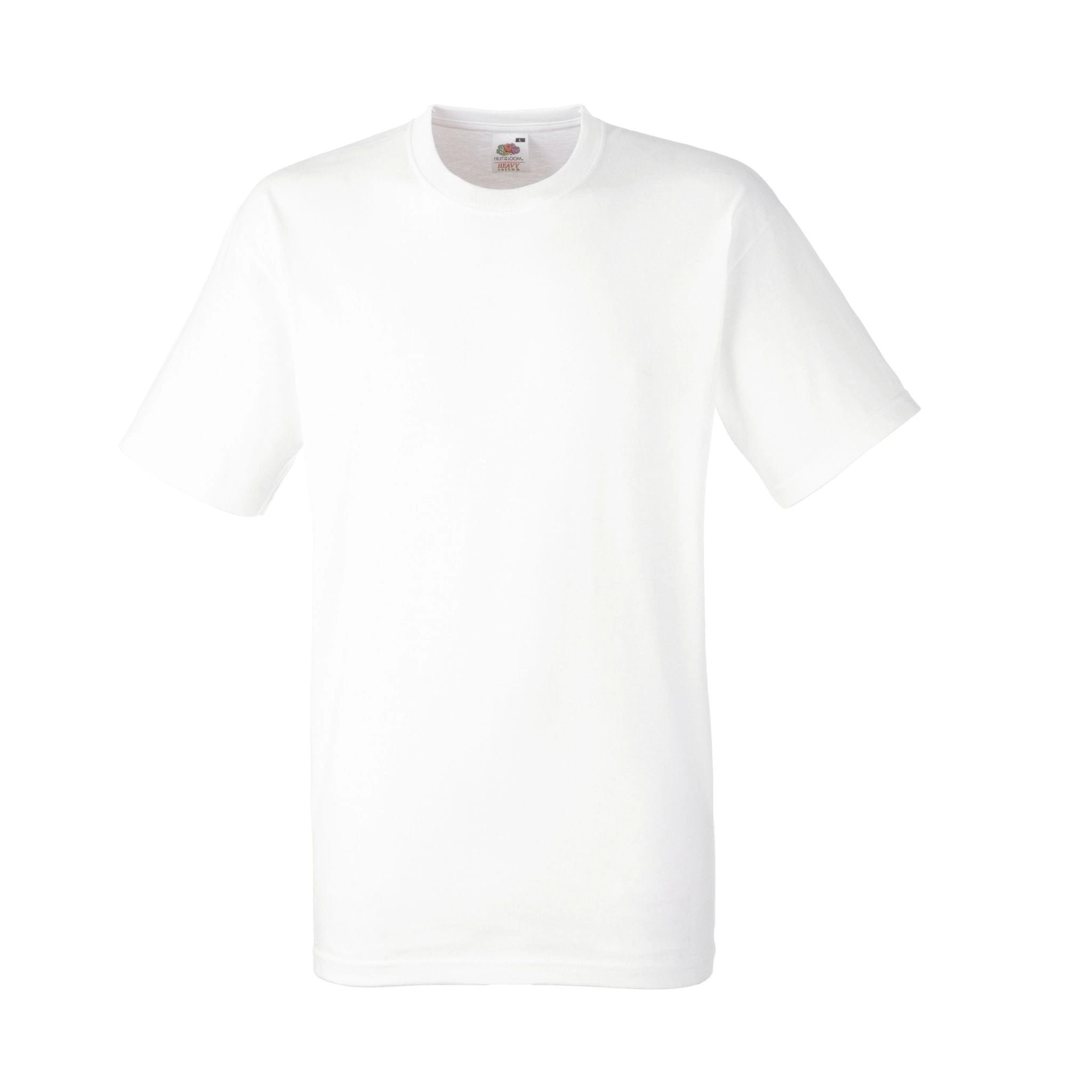 Fruit of the Loom T-Shirts - 10er Pack - Heavy Cotton Herren - Schwarz/Weiß