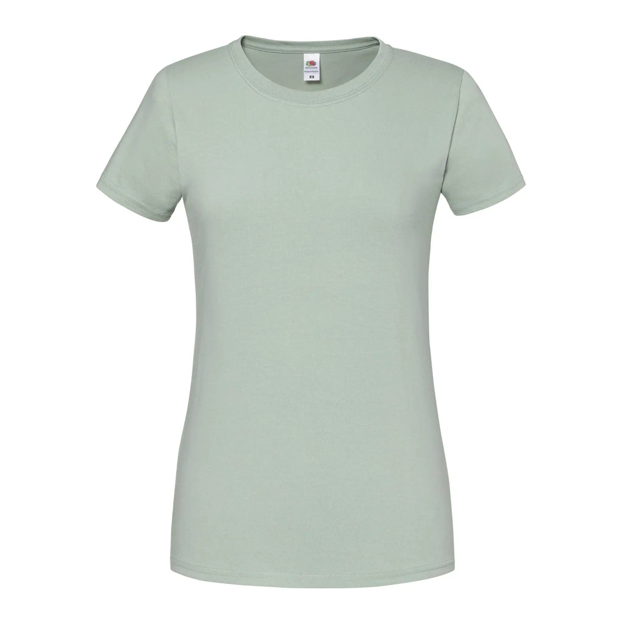Fruit of the loom ladies iconic 195 ringspun Premium T-Shirt Farbe sage