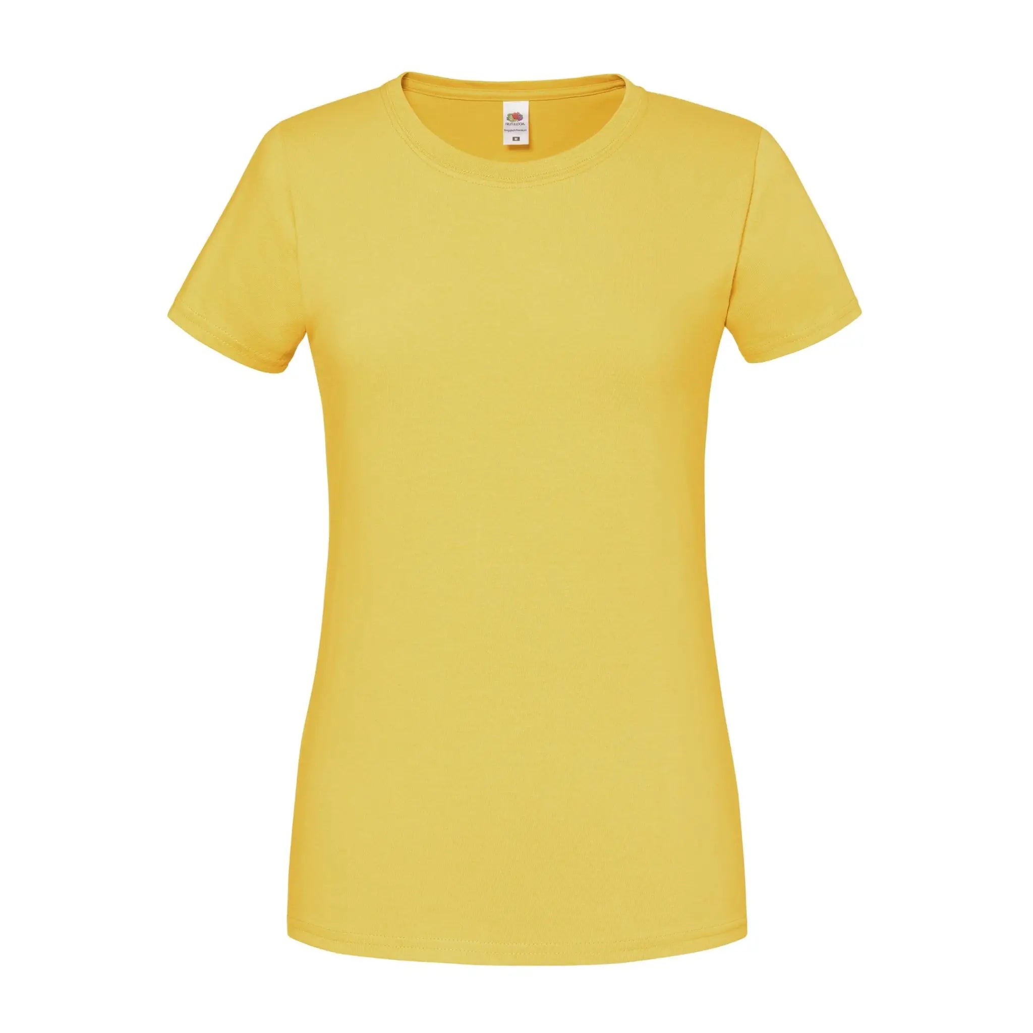 Fruit of the loom ladies iconic 195 ringspun Premium T-Shirt Farbe  sunflower