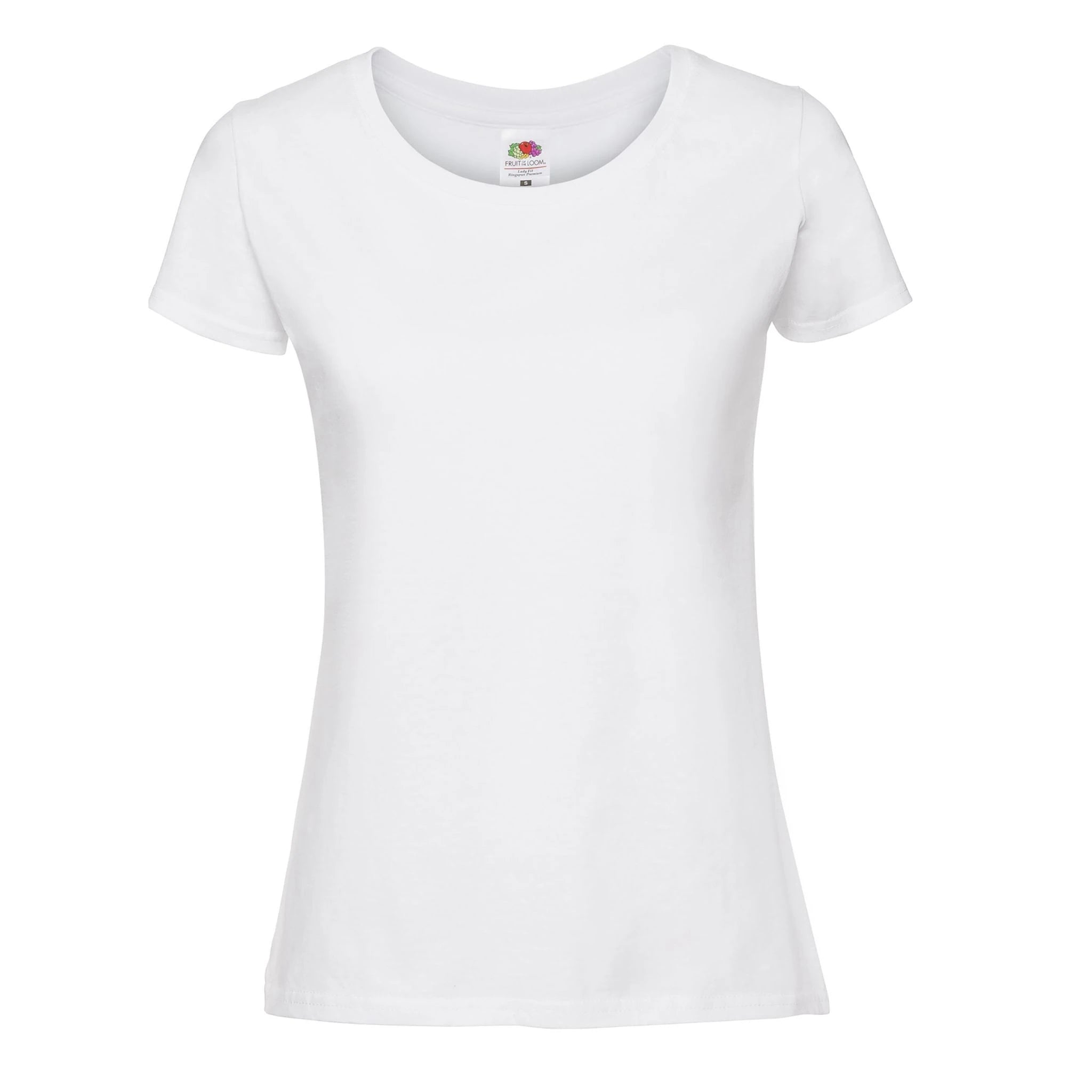Fruit of the loom ladies iconic 195 ringspun Premium T-Shirt Farbe white