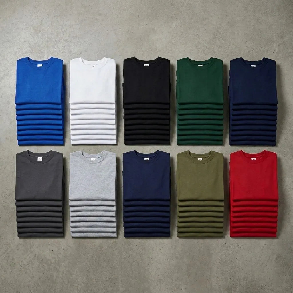 SC210-alle-Farben-Qualifin-Shop-Fruit-of-the-Loom-Super-Premium-T-Shirt-Stapel