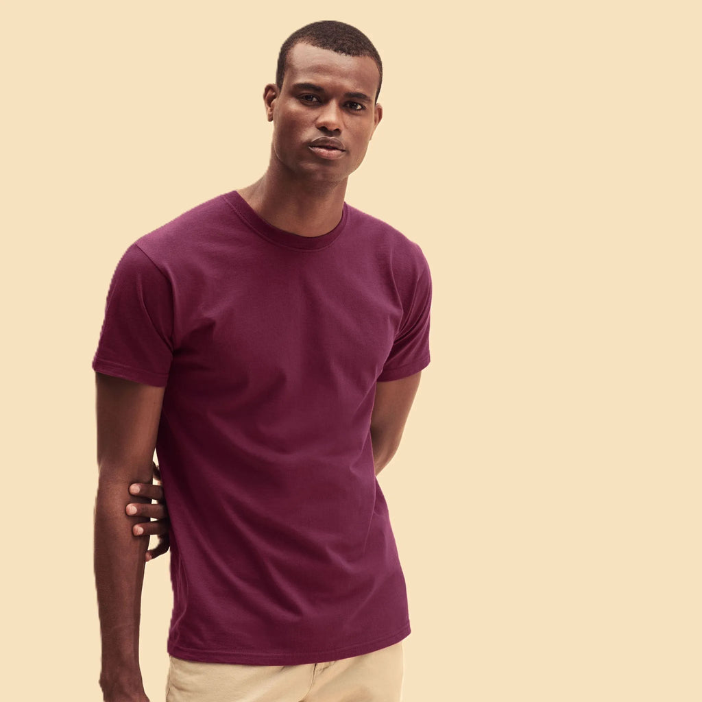 Qualifin Shop Fruit of the Loom Super Premium T Shirt Model