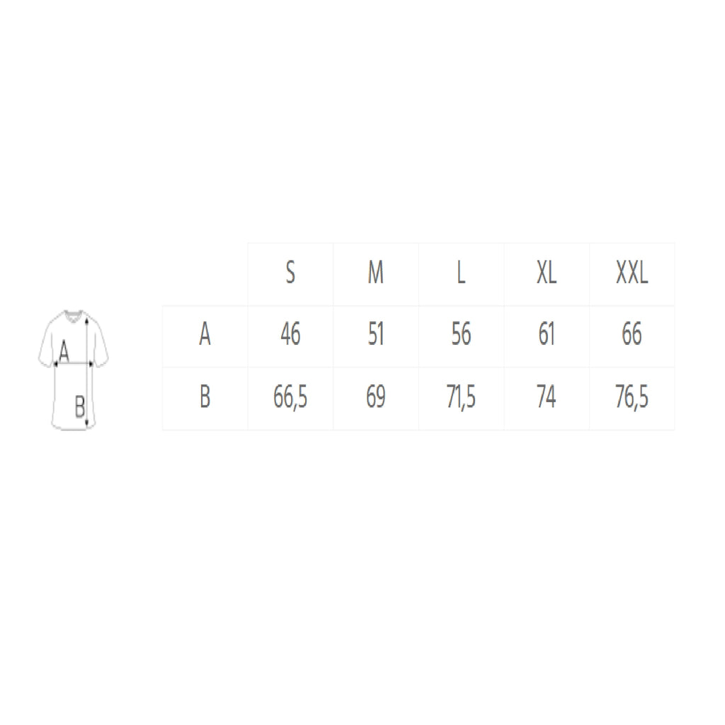 Qualifin Shop Fruit of the Loom Original V Ausschnitt T Shirt  Größentabelle