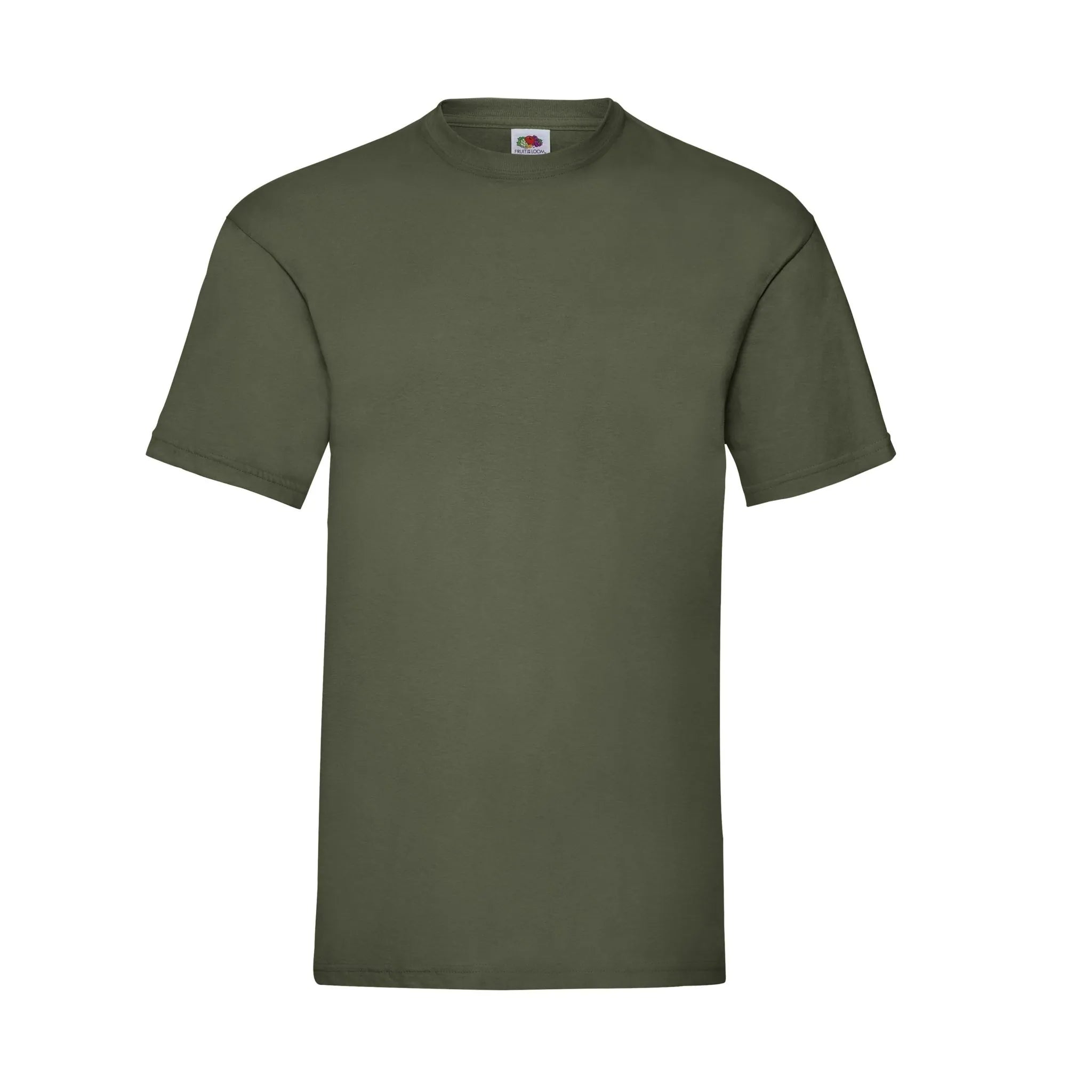 Qualifin Shop Valueweight T-Shirt Fruit of the Loom Farbe olive