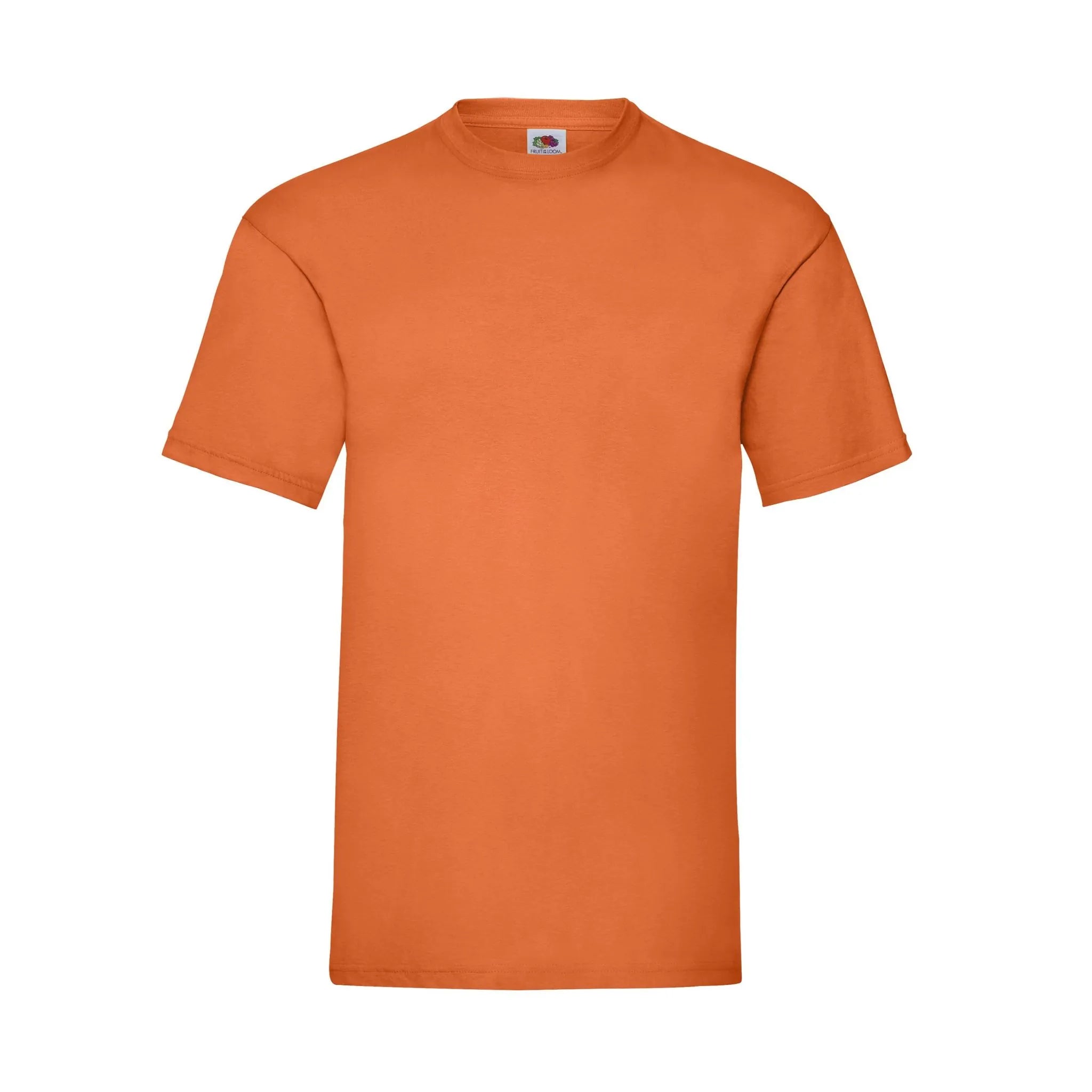 Qualifin Shop Valueweight T-Shirt Fruit of the Loom Farbe orange