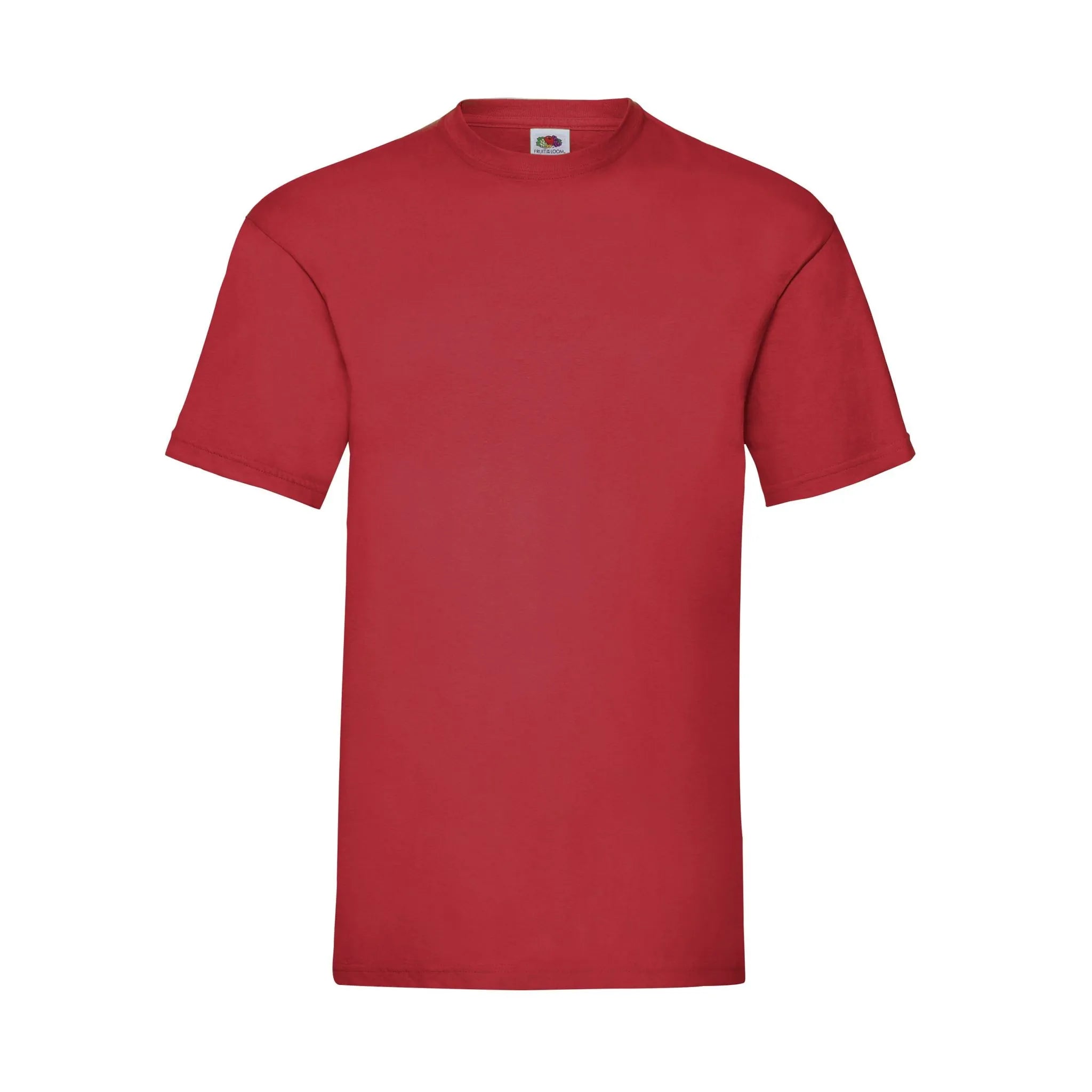 Qualifin Shop Valueweight T-Shirt Fruit of the Loom Farbe rot