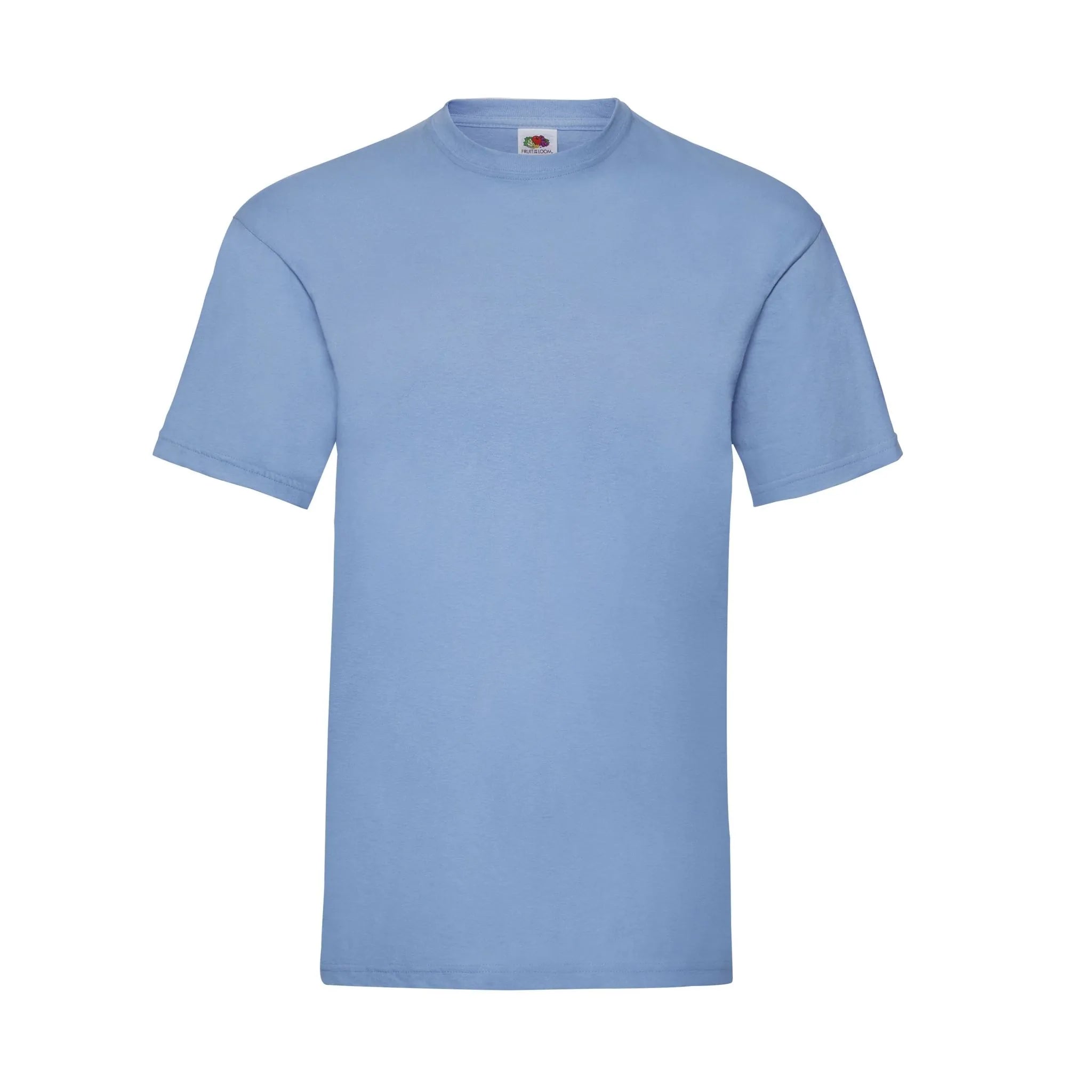 Qualifin Shop Valueweight T-Shirt Fruit of the Loom Farbe sky-blue