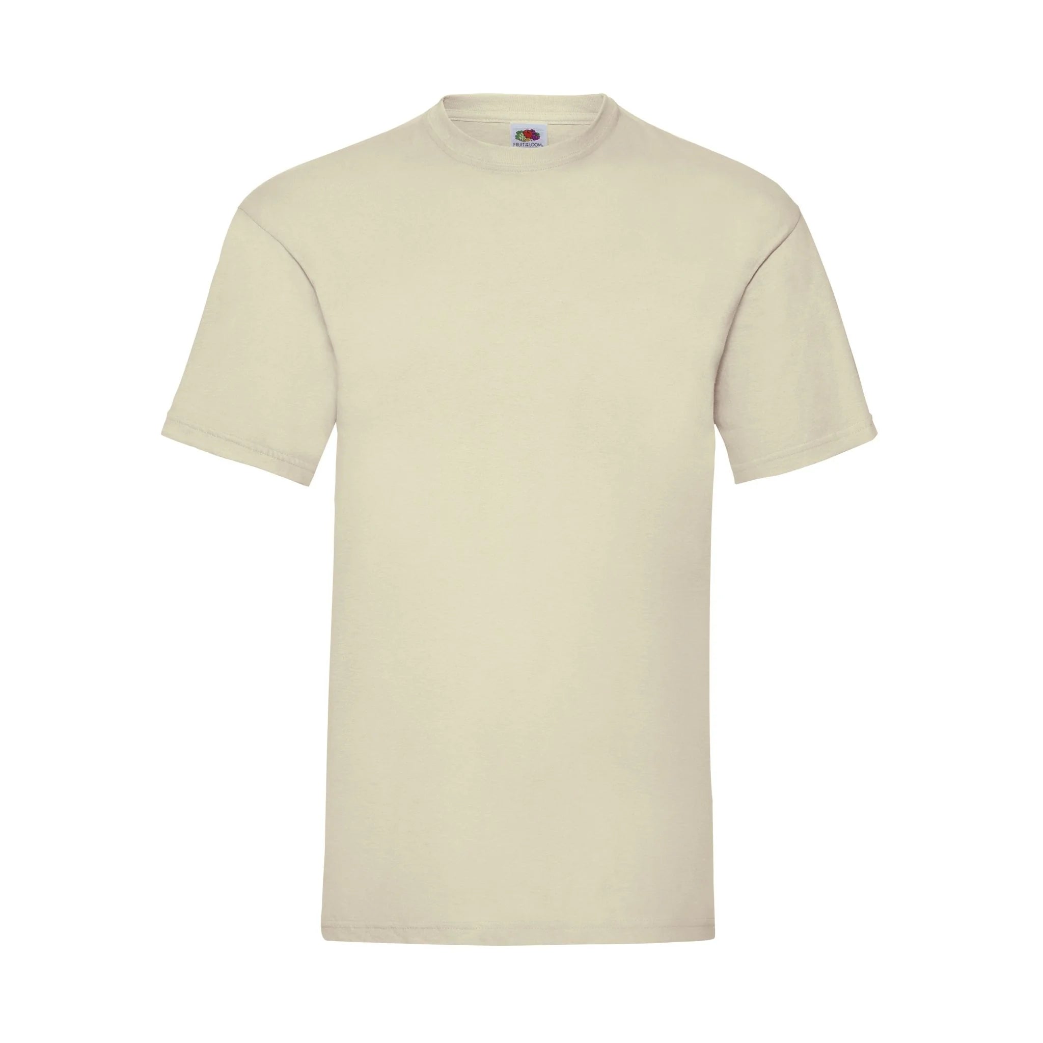 Qualifin Shop Valueweight T-Shirt Fruit of the Loom Farbe natural