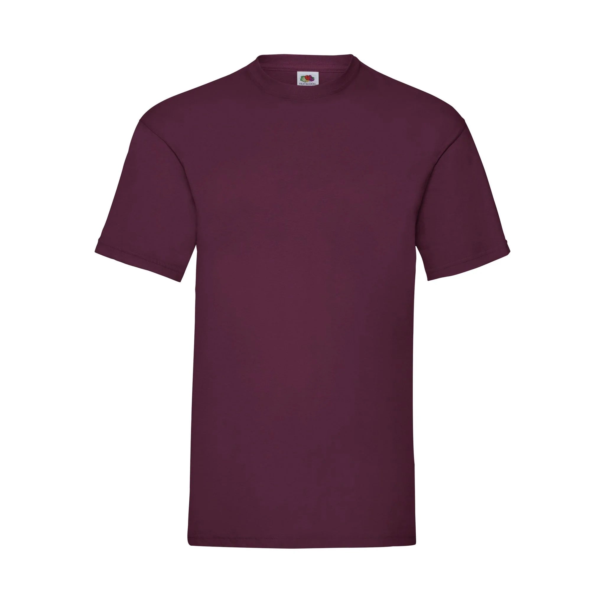 Qualifin Shop Valueweight T-Shirt Fruit of the Loom Farbe burgundy
