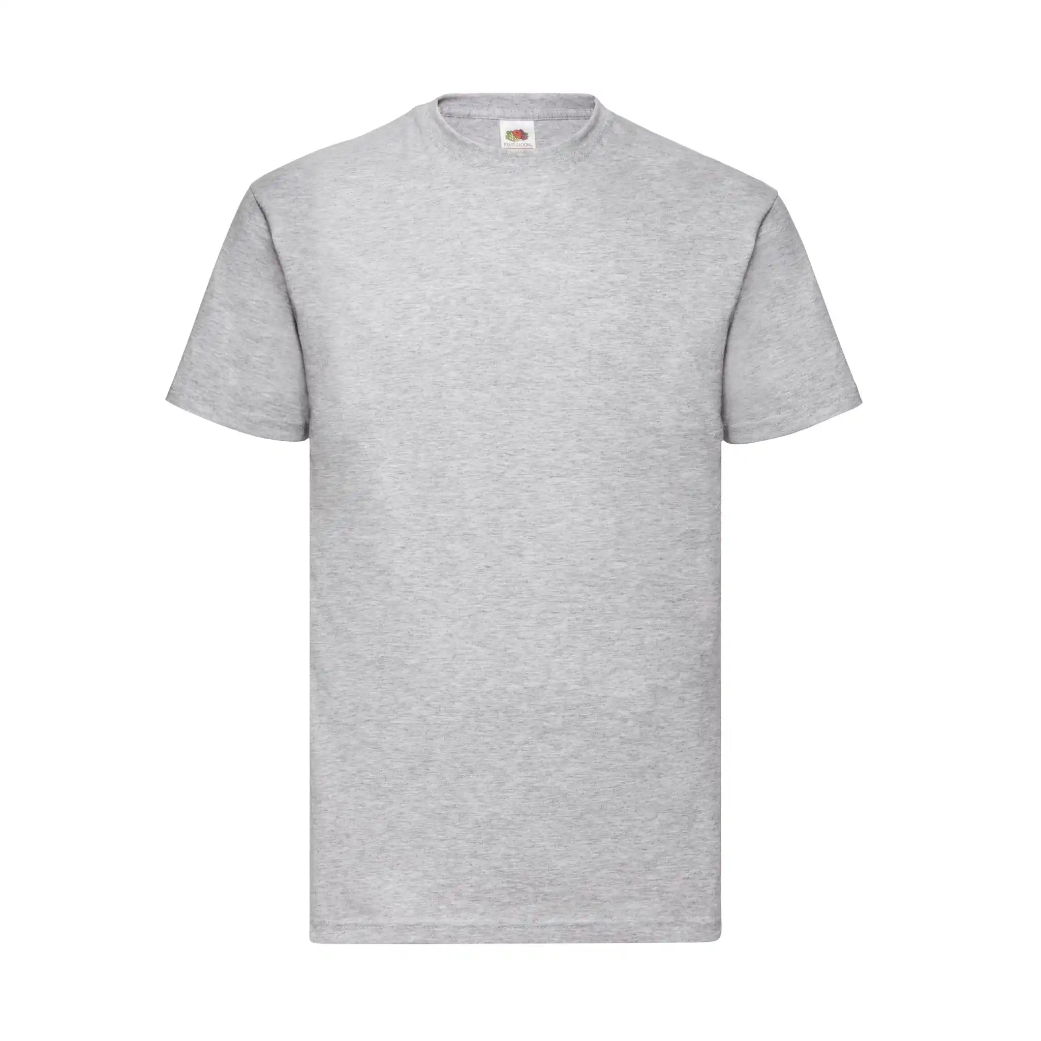Qualifin Shop Valueweight T-Shirt Fruit of the Loom Farbe heather-grey