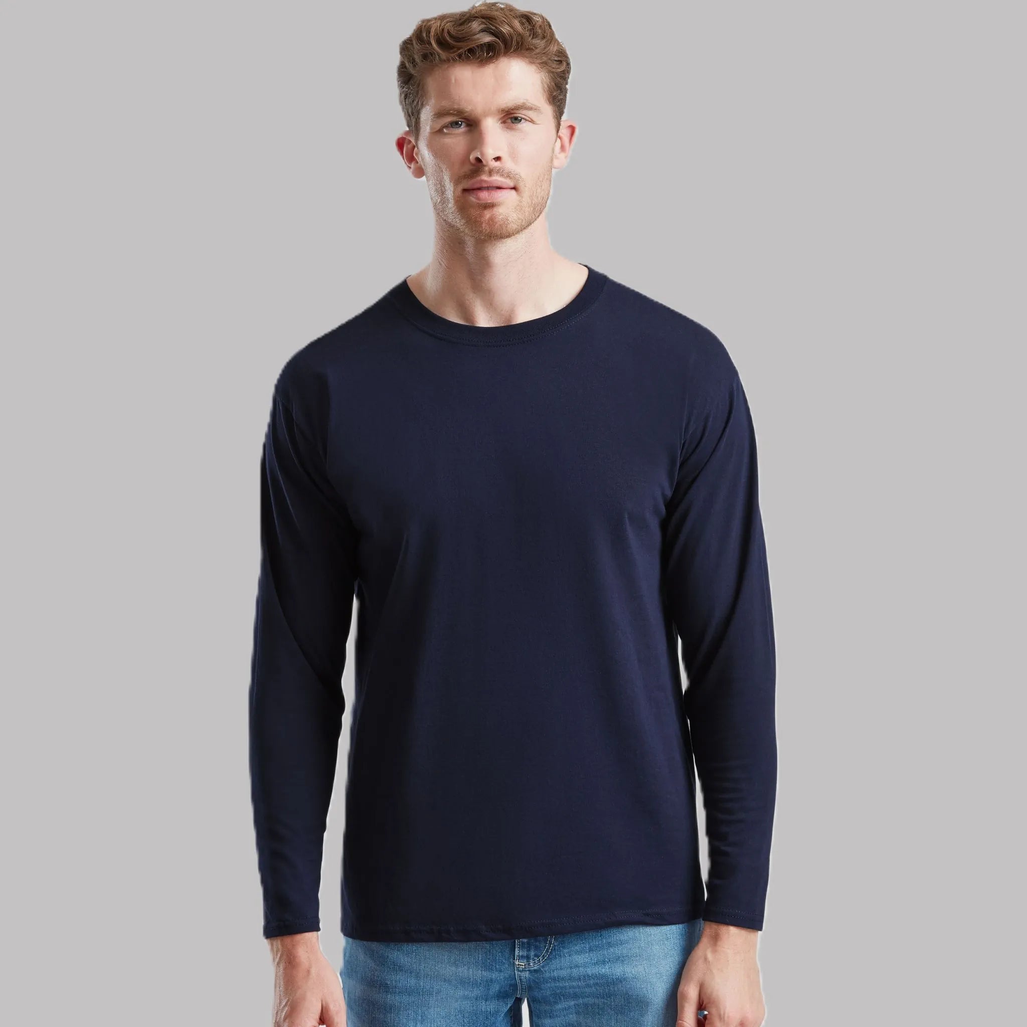 Qualifin Shop Fruit of the Loom Long sleeve T-Shirt Valueweight 160 Model