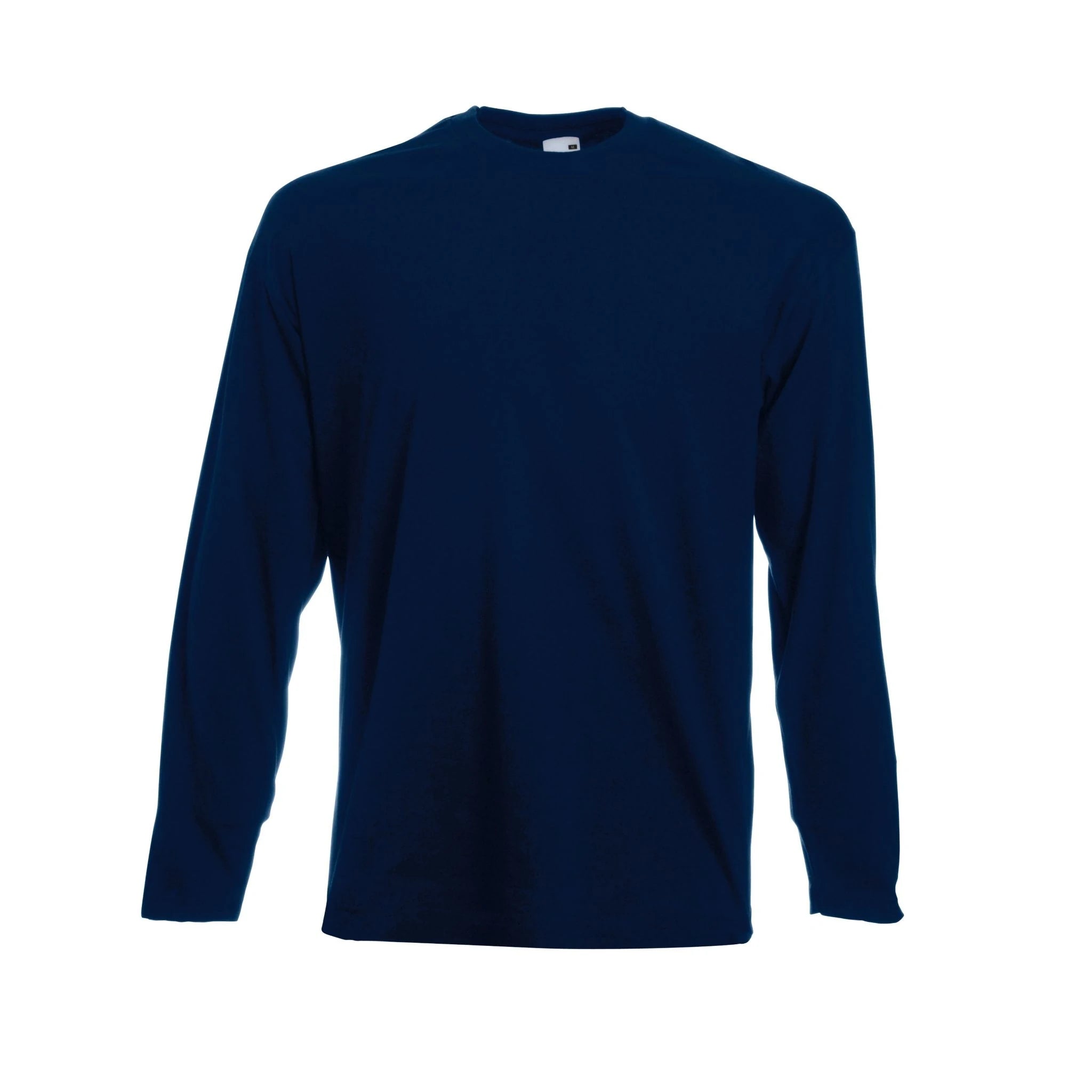 Qualifin Shop Fruit of the Loom Long sleeve T-Shirt Valueweight 160 Farbe deep-navy