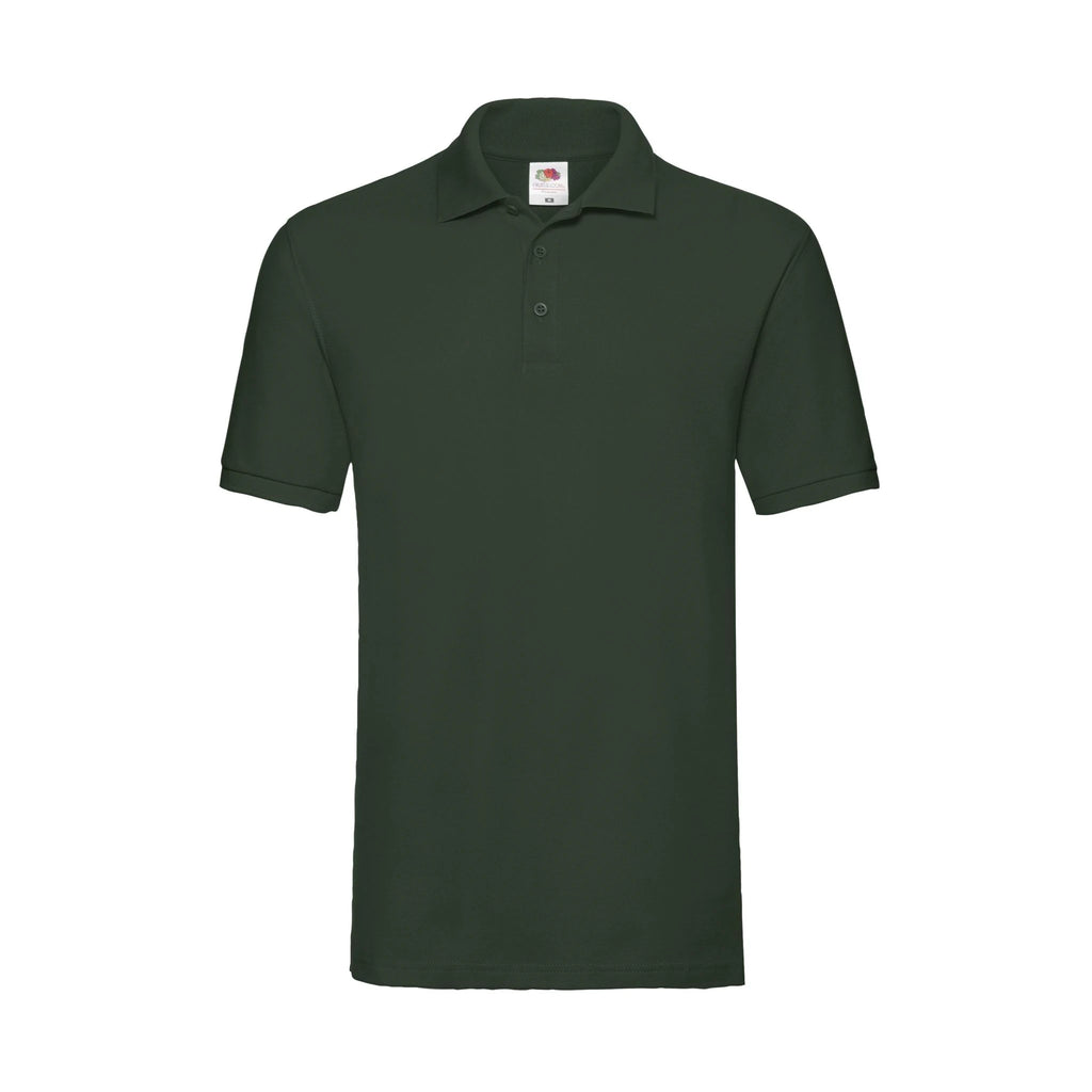 fruit of the loom Herren Poloshirt Qualifin Shop bottle green