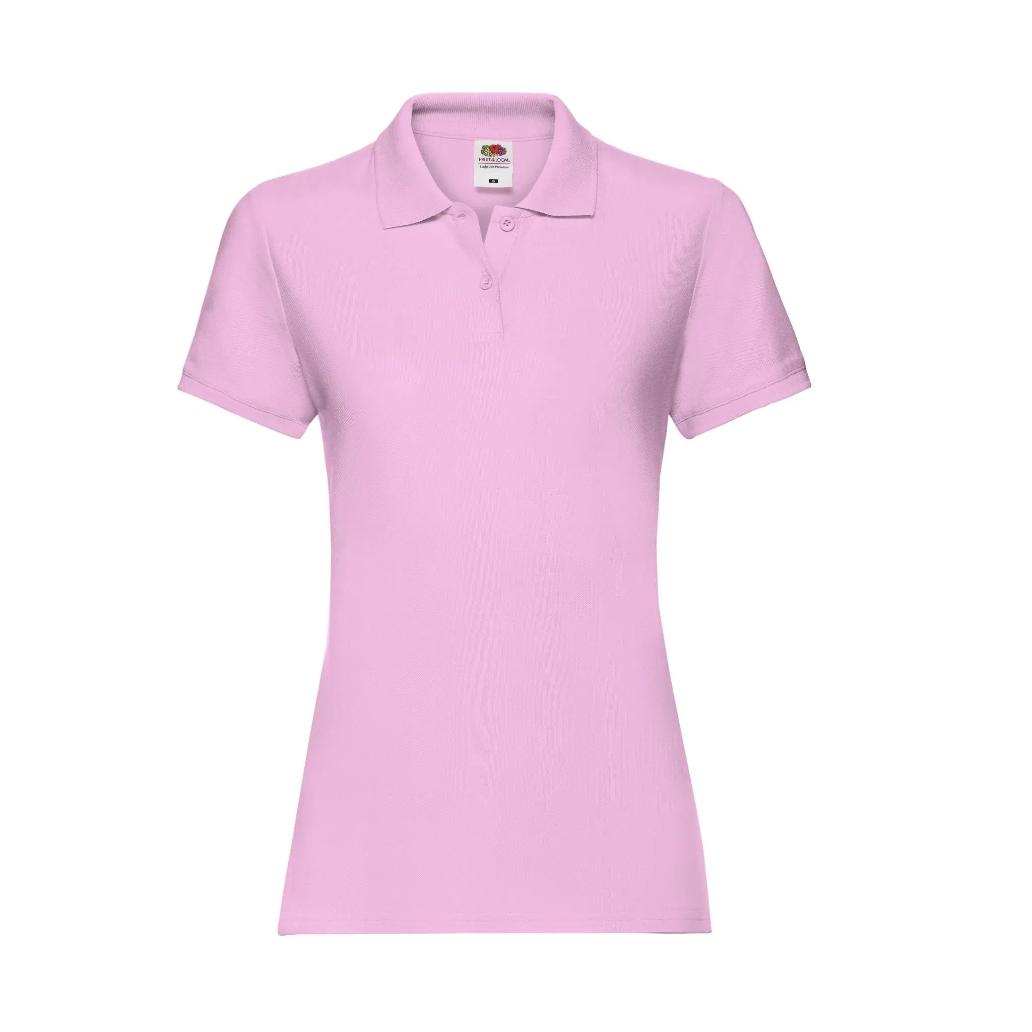 Qualifin Shop Fruit of the Loom Ladies Premium Poloshirt Farbe light-pink