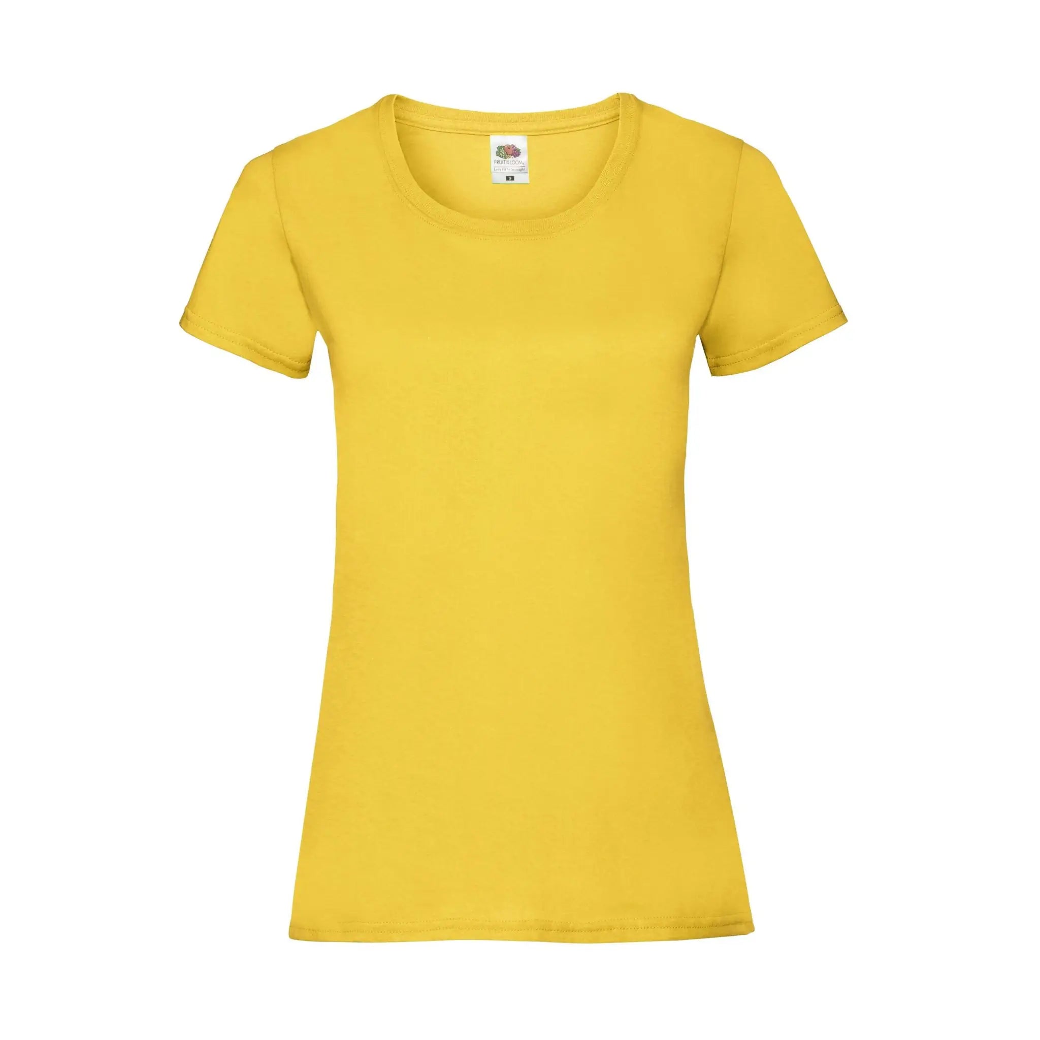 Fruit of the Loom Ladies Valueweight Rundhals T-Shirt Qualifin Shop sunflower