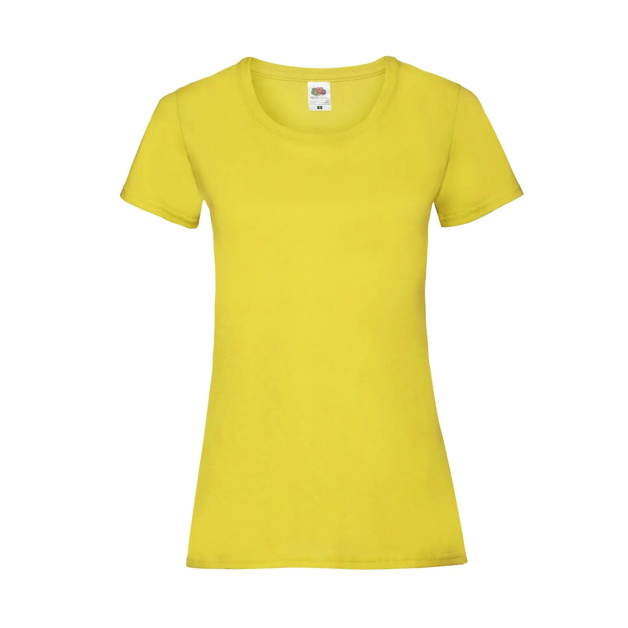 Fruit of the Loom Ladies Valueweight Rundhals T-Shirt Qualifin Shop gelb