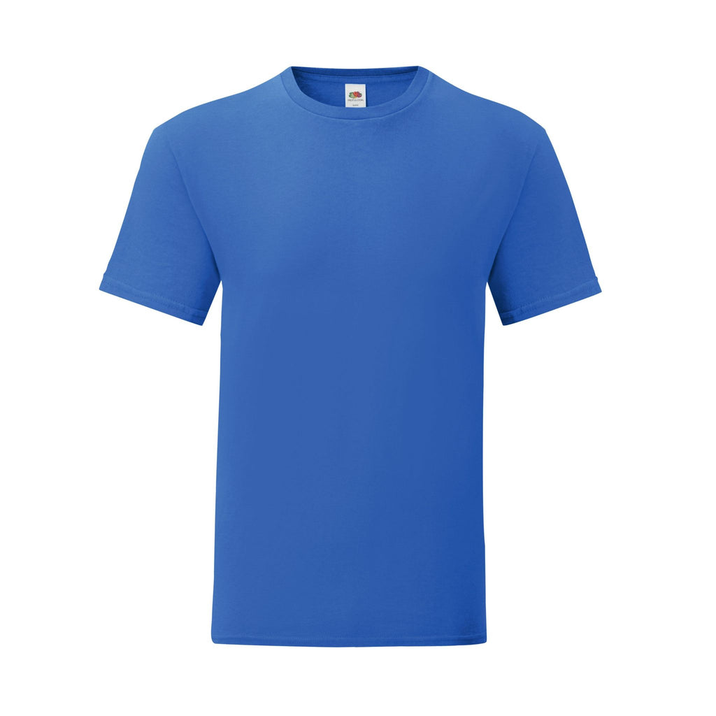 Fruit of the Loom Iconic 150 Herren T-Shirt in royal blue – Frontansicht