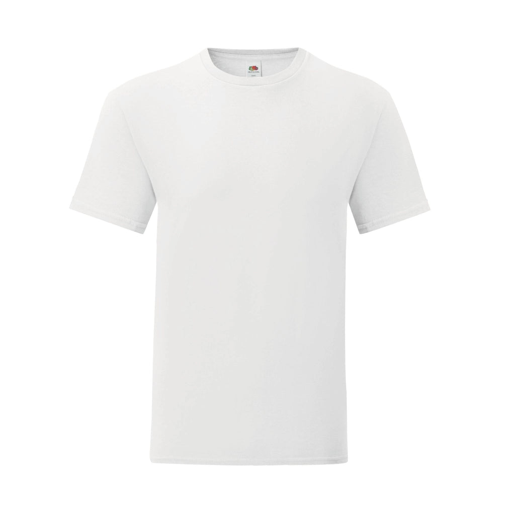 Fruit of the Loom Iconic 150 Herren T-Shirt in weiss – Frontansicht
