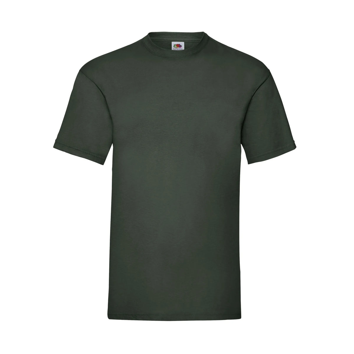 Fruit of the Loom Valueweight Unisex T-Shirt in bottle green – Frontansicht