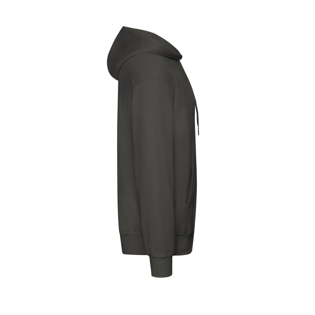 Fruit of the Loom Classic Hoodie in anthrazit – Produktansicht Seite