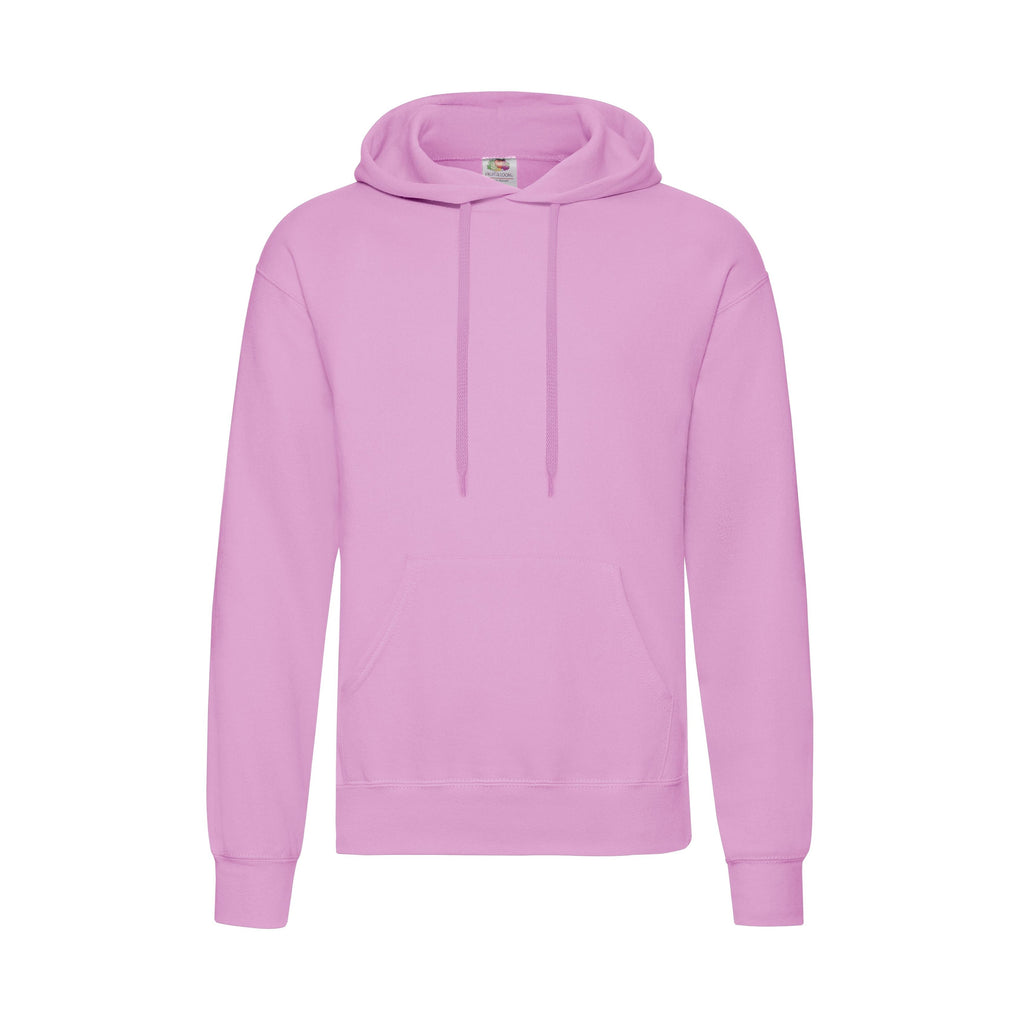 Fruit of the Loom Classic Hoodie in hellrosa – Produktansicht Front