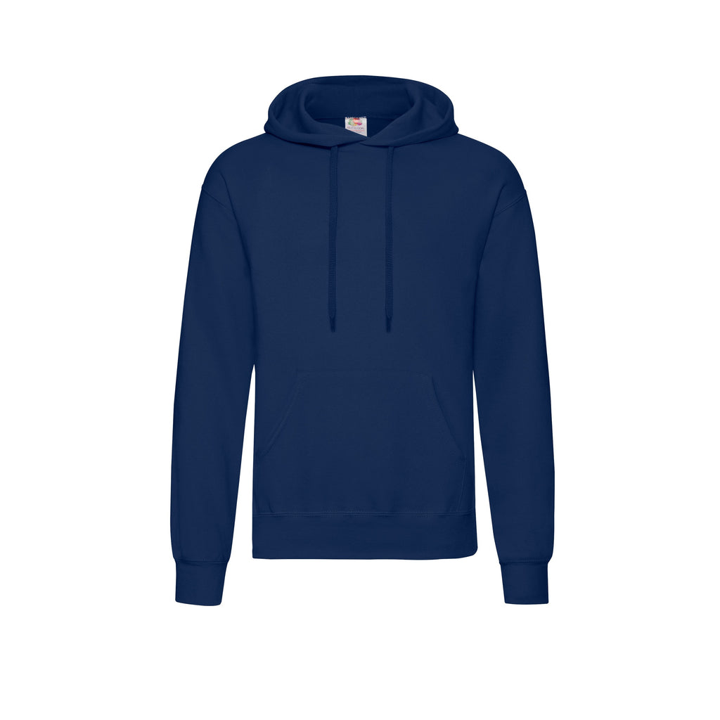 Fruit of the Loom Classic Hoodie in marineblau – Produktansicht Front
