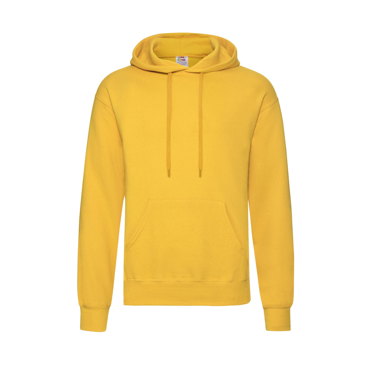 Fruit of the Loom Classic Hoodie in sonnengelb – Produktansicht Front