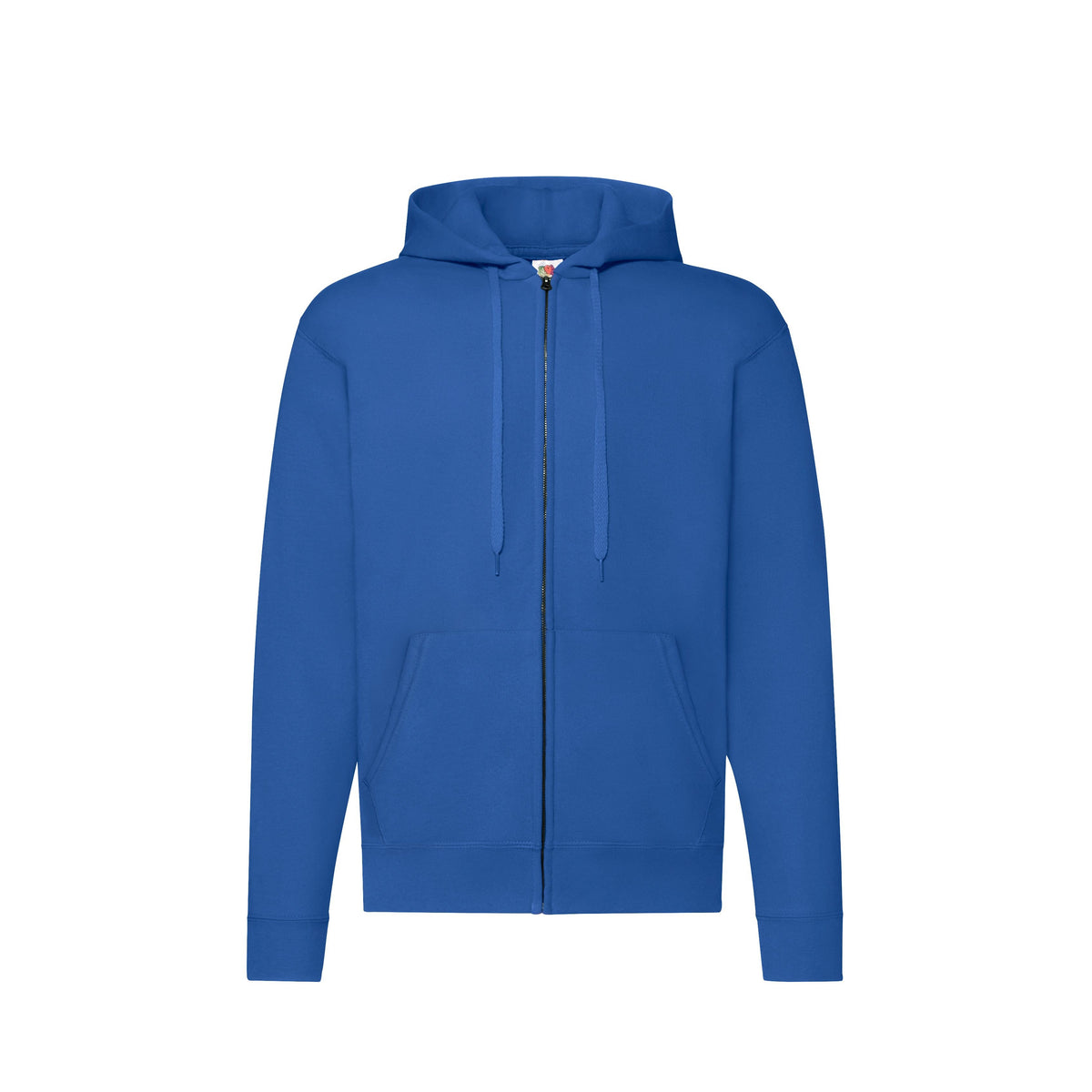 Fruit of the Loom Classic Zip-Hoodie in königsblau Freigestellte Produktansicht